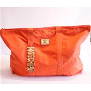 🚫SOLD🚫MOSCHINO ORANGE TOTE